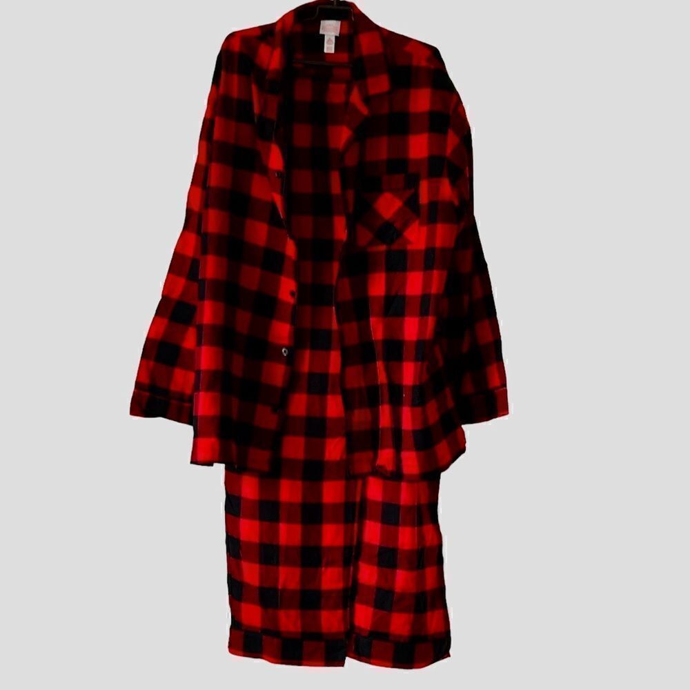 🆕 Wondershop Men’s Holiday Buffalo Check 2 pc PJ Set size XL